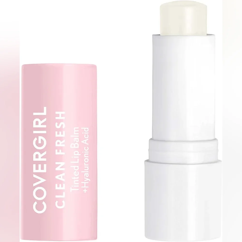3 x CoverGirl Clean Fresh Tinted Lip Balm, 100 Clear as Crystal